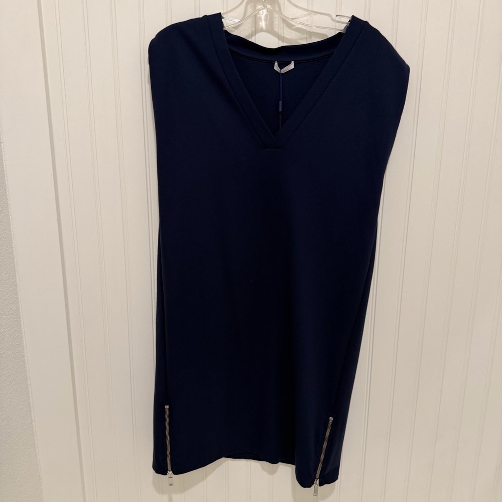 2ndday Navy Blue Sleeveless V-Neck Dress S